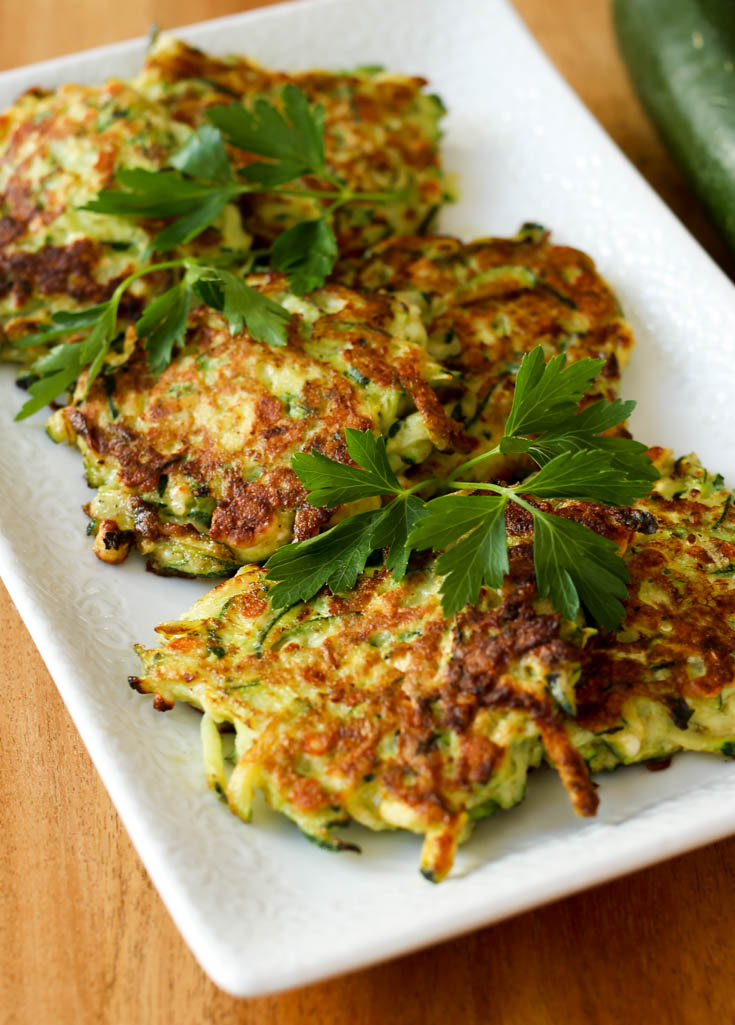 Zucchini Pancakes - Hilah Cooking