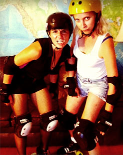 Hilah Johnson and Rollergirl