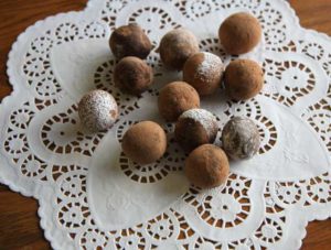 chocolate truffles mess