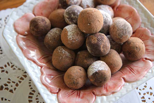 chocolate truffles