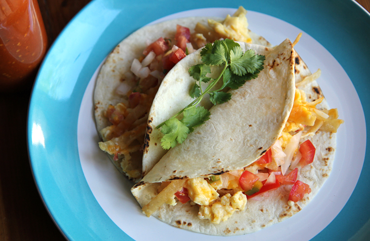 Migas Breakfast Tacos