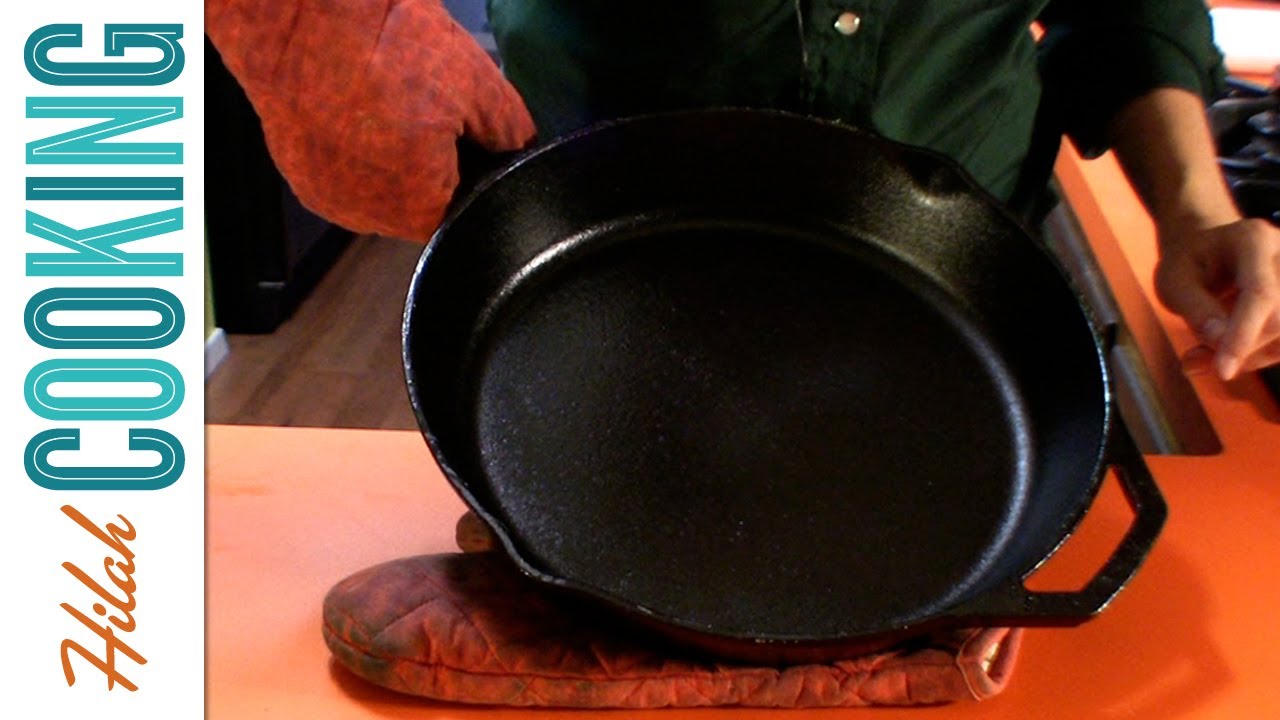 How To Season a Cast Iron Skillet - Hilah Cooking Can You Put Cast Iron In The Microwave