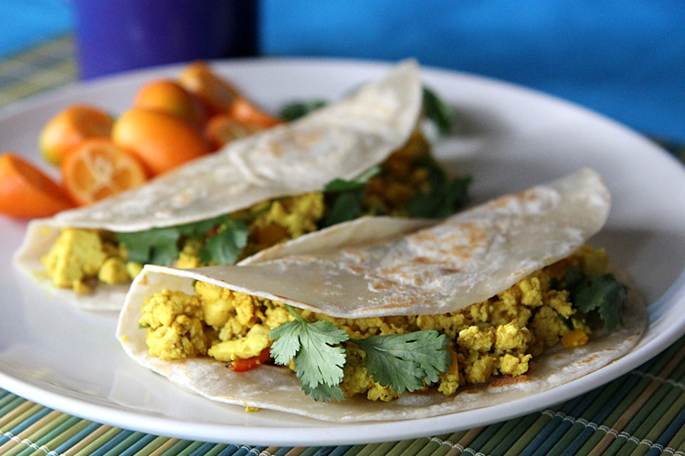 Breakfast Tacos Scrambled Eggs