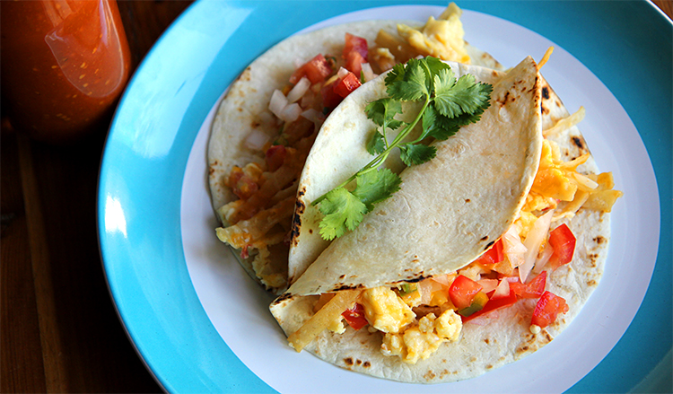 Migas Breakfast Taco