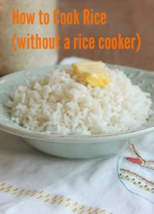 how to cook rice