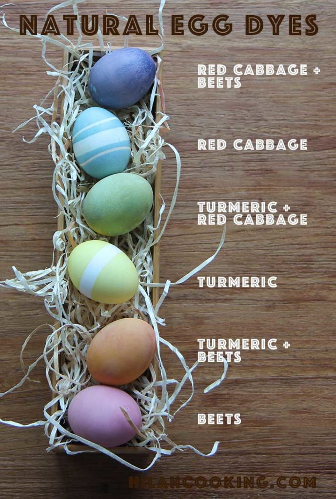 Natural Easter Egg Dyes! Vegetable dyes made from cabbage, beets and turmeric combine to make a rainbow of Easter eggs. This is a fun science projects for kids and produces beautiful, organic looking dyed eggs