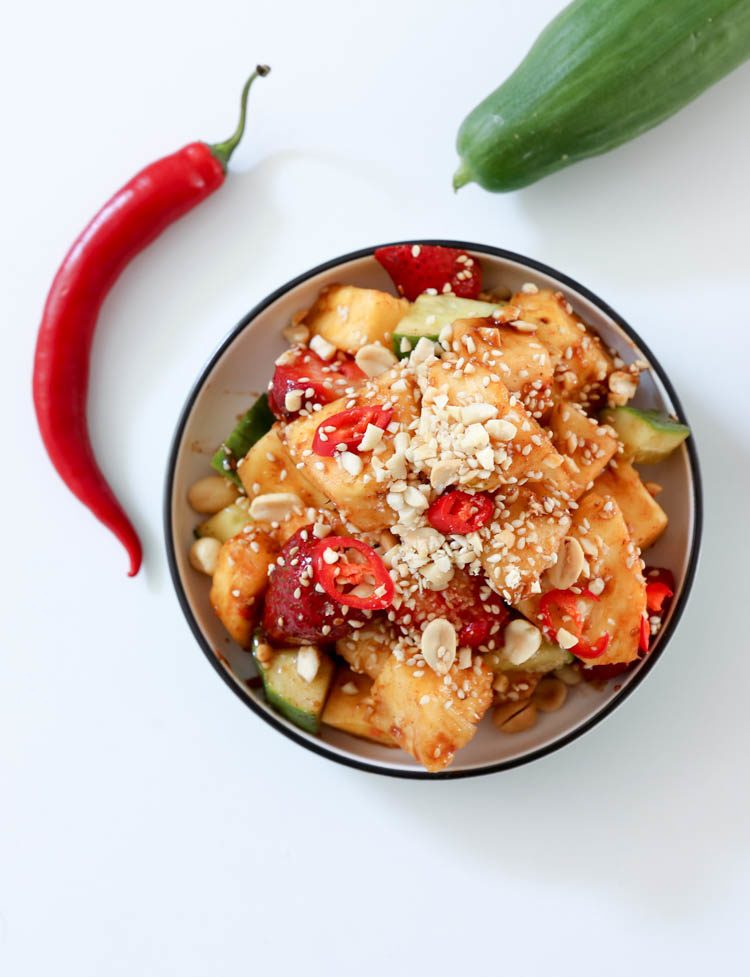 sambal rojak malaysian fruit salad