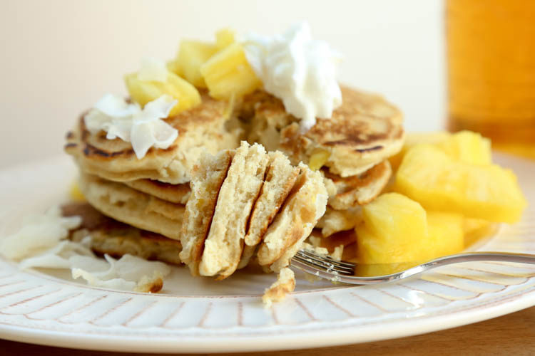 piña colada pancake recipe