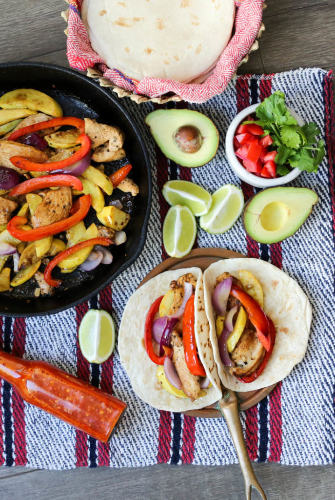 chicken fajitas