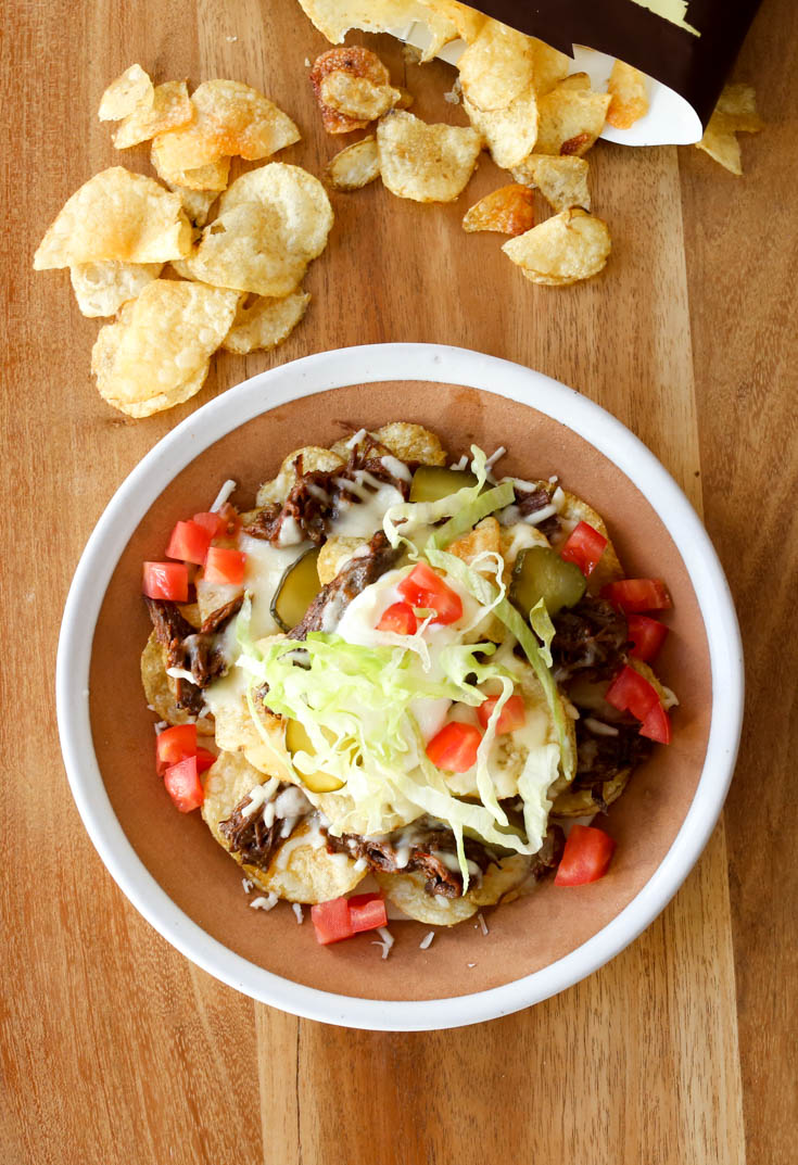 Potato Chip Nachos - Hilah Cooking