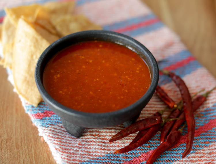 Chile de Arbol Salsa Recipe - Hilah Cooking