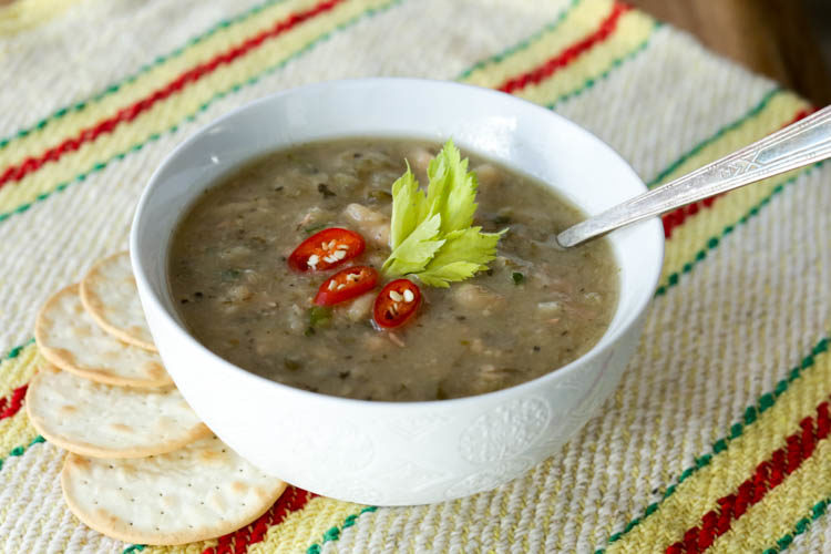 slow cooker navy bean soup-2