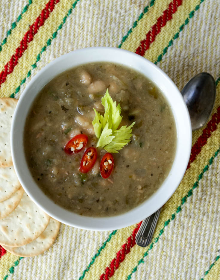 Slow cooker Navy Bean Soup