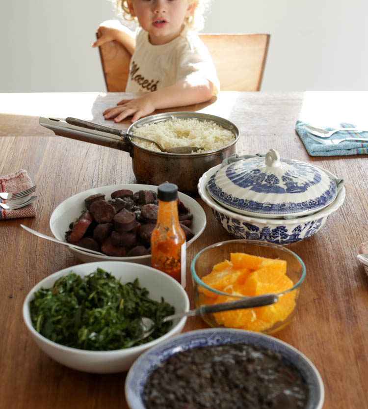 feijoada table