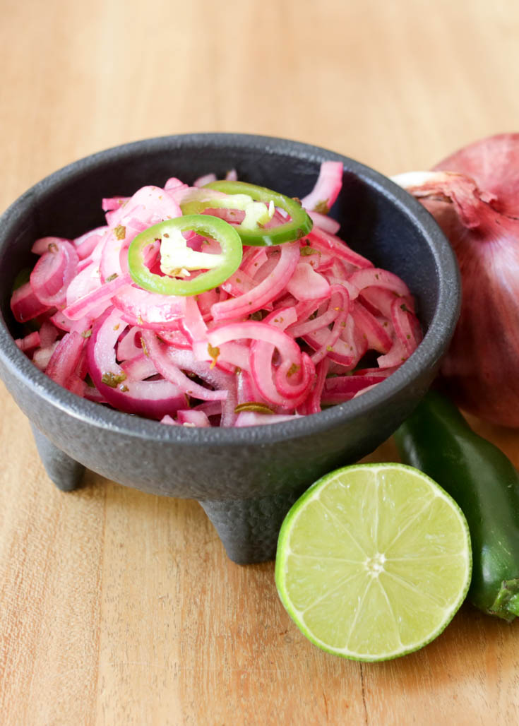 Pickled Red Onions - Hilah Cooking