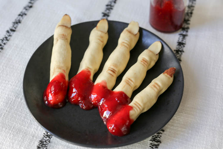 Witch Finger Cookies - Hilah Cooking