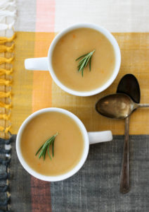 A creamy turnip soup made with 5 ingredients (and not one of them is cream!) This dairy-free turnip soup has a smooth texture and mild flavor