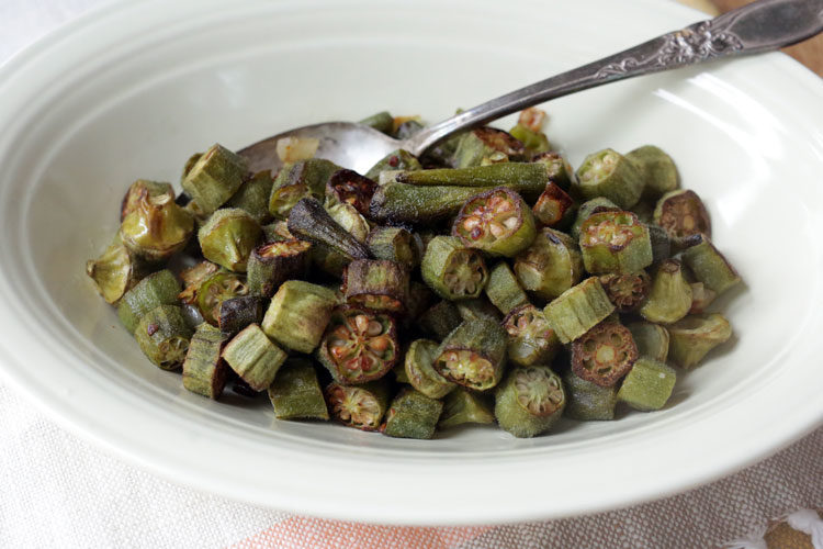 roasted okra how to roast okra