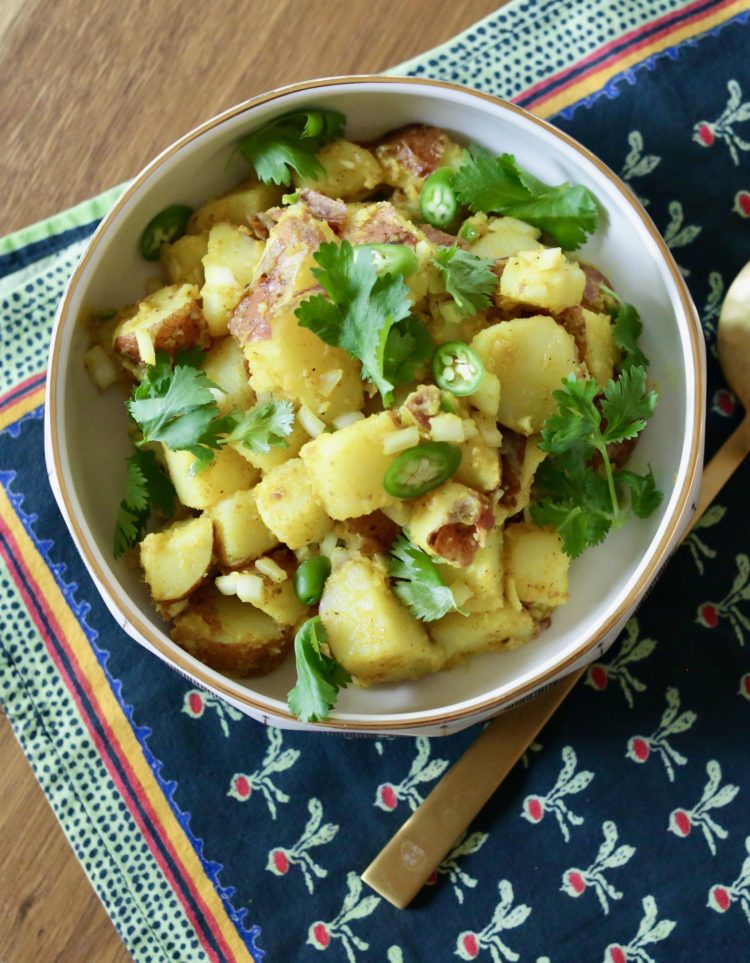 Curried potato salad