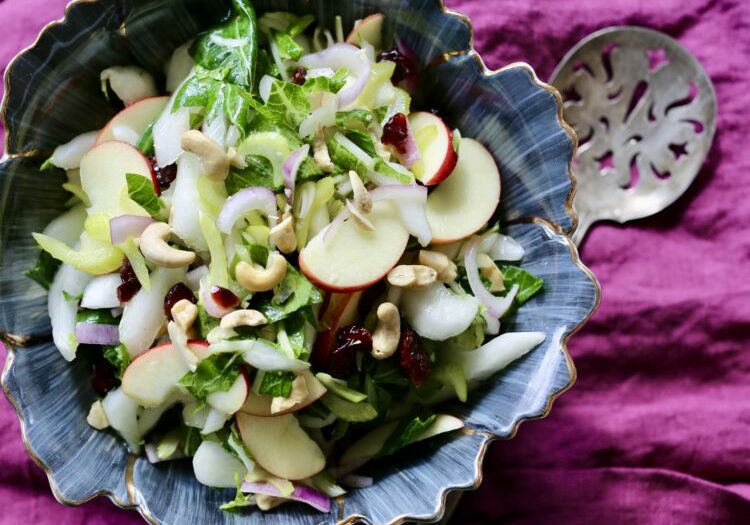 Bok Choy salad with apples