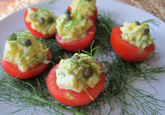 Egg Salad Tomatoes