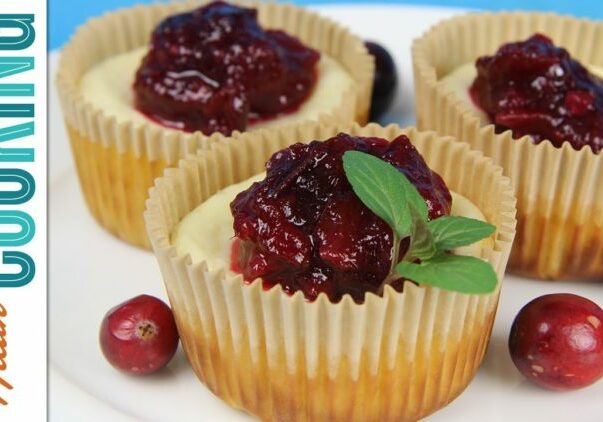 Cranberry Mini Cheesecakes