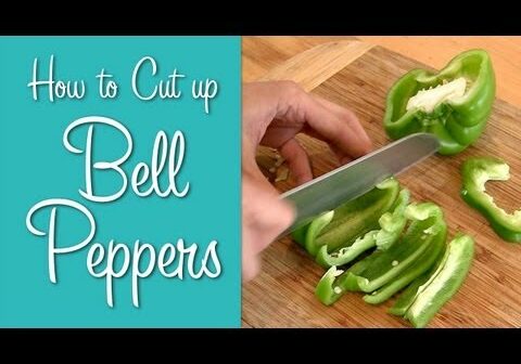 Video thumbnail for youtube video How to Cut Peppers - Hilah Cooking