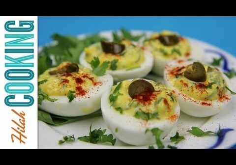 Video thumbnail for youtube video Jalapeño Deviled Eggs - Hilah Cooking
