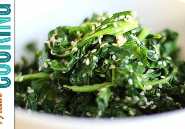 Kale with Garlic and Sesame