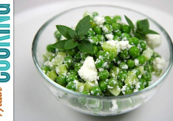Spring Pea Salad with Goat Cheese